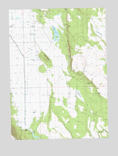 Langell Valley, OR USGS Topographic Map