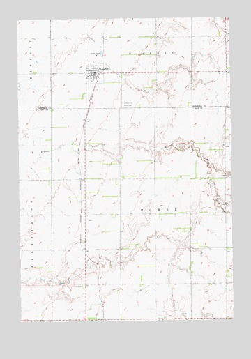Langford, SD USGS Topographic Map