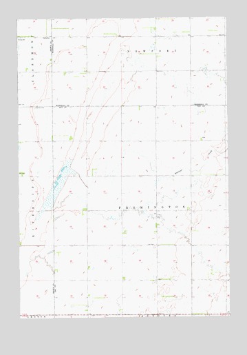 Langford SW, SD USGS Topographic Map