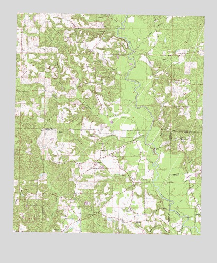Barrontown, MS USGS Topographic Map