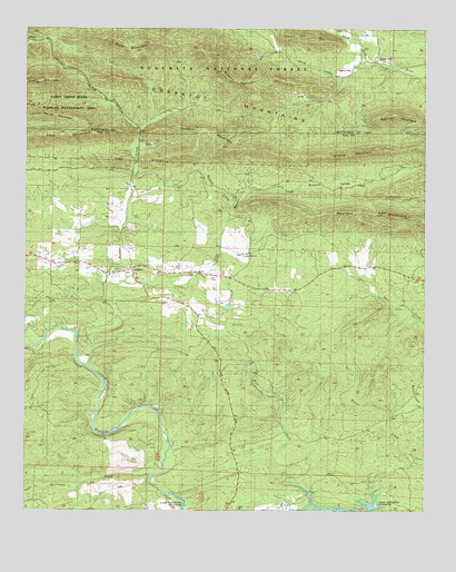 Langley, AR USGS Topographic Map