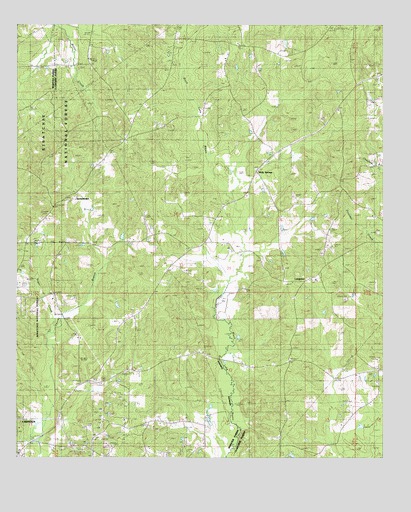Langston, LA USGS Topographic Map