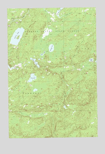 Barrs Lake, MN USGS Topographic Map