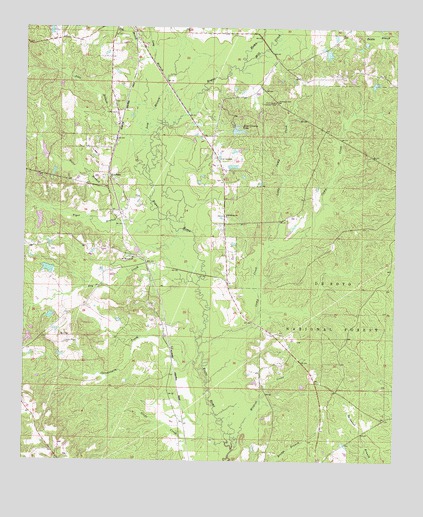 Lanham, MS USGS Topographic Map