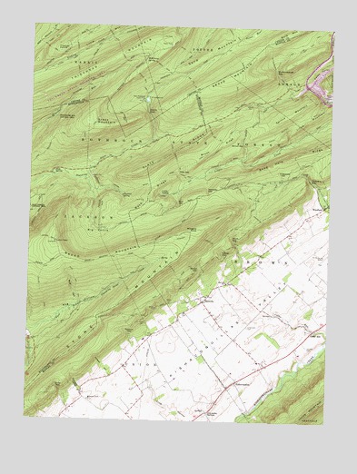 Barrville, PA USGS Topographic Map