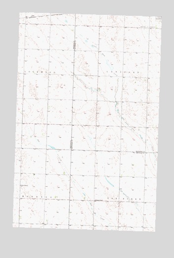 Lansford SW, ND USGS Topographic Map