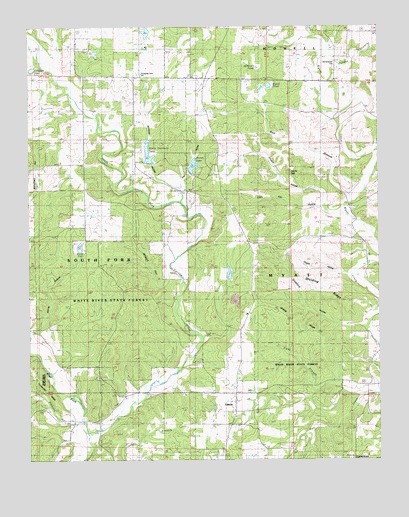 Lanton, MO USGS Topographic Map