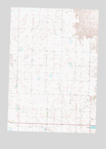 Lantry SE, SD USGS Topographic Map