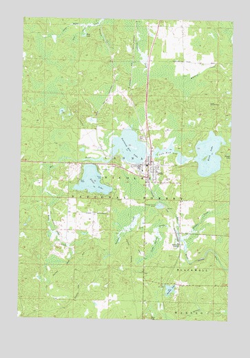 Laona, WI USGS Topographic Map