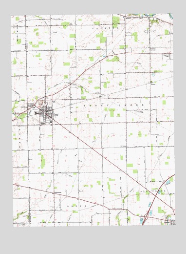 Lapel, IN USGS Topographic Map