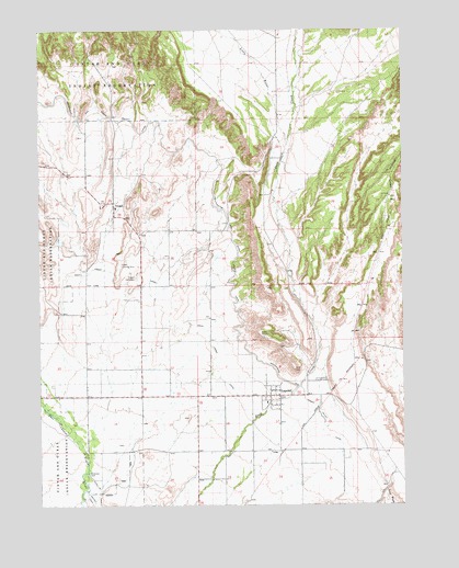 Lapoint, UT USGS Topographic Map