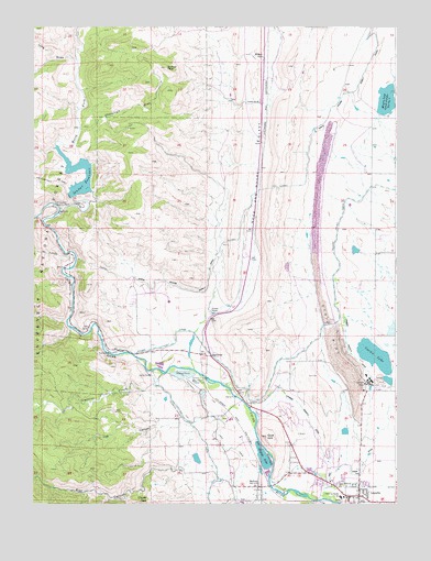 Laporte, CO USGS Topographic Map