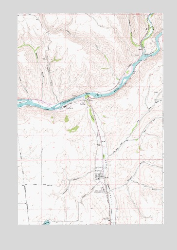 Lapwai, ID USGS Topographic Map