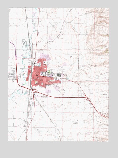Laramie, WY USGS Topographic Map