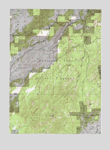 Laramie Peak, WY USGS Topographic Map