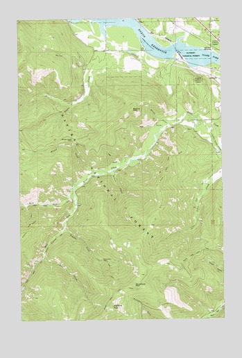 Larchwood, MT USGS Topographic Map