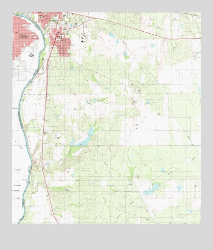 Laredo South, TX USGS Topographic Map