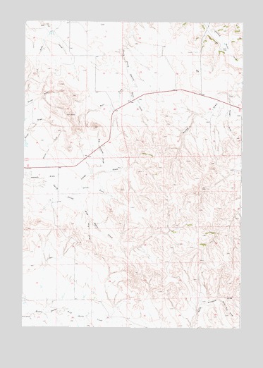 Larey Draw, WY USGS Topographic Map