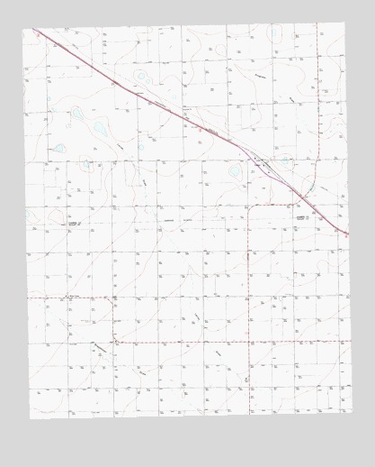 Lariat, TX USGS Topographic Map