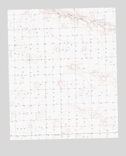 Lariat NE, TX USGS Topographic Map