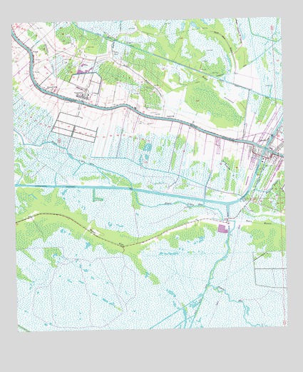 Larose, LA USGS Topographic Map