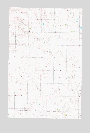 Larslan NW, MT USGS Topographic Map