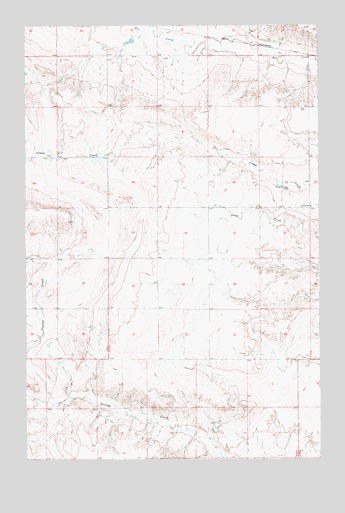 Larson School, MT USGS Topographic Map