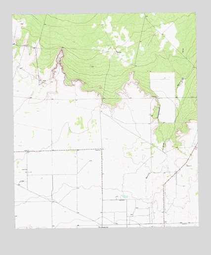 Barrilla Draw North, TX USGS Topographic Map