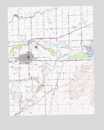Las Animas, CO USGS Topographic Map