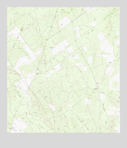 Las Escobas Ranch, TX USGS Topographic Map