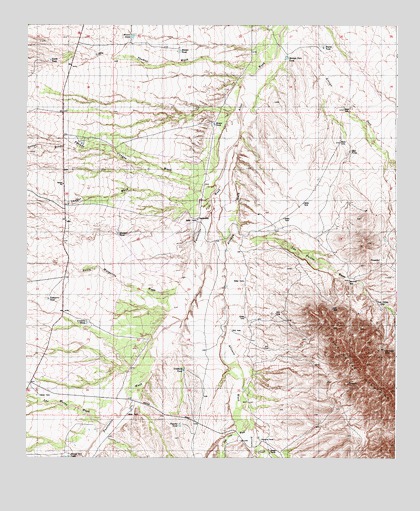 Las Guijas, AZ USGS Topographic Map