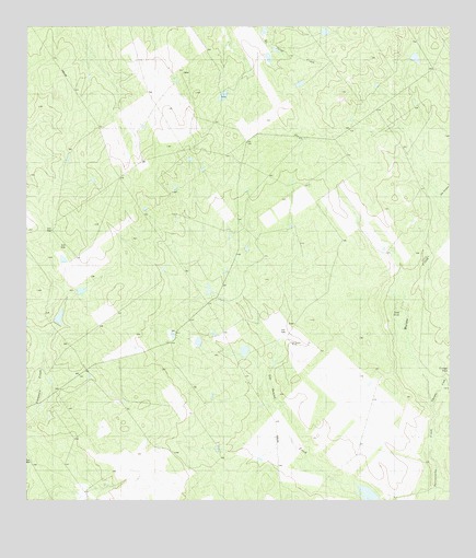 Las Ovejas Creek, TX USGS Topographic Map