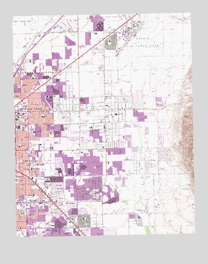Las Vegas NE, NV USGS Topographic Map