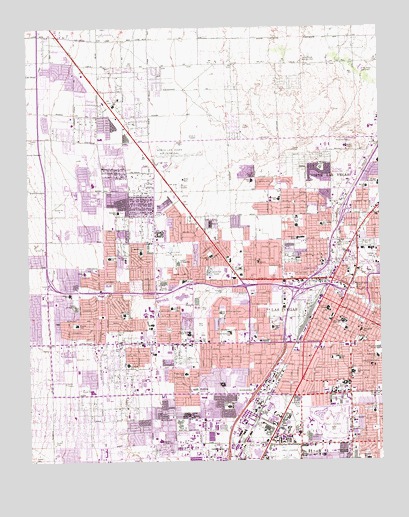 Las Vegas NW, NV USGS Topographic Map