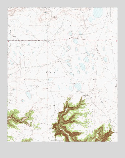 Las Vegas SE, NM USGS Topographic Map
