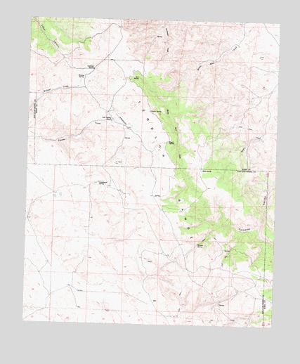 Las Yeguas Ranch, CA USGS Topographic Map