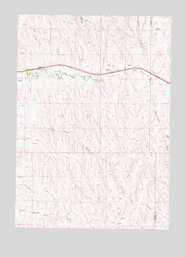 Laskie Draw, WY USGS Topographic Map