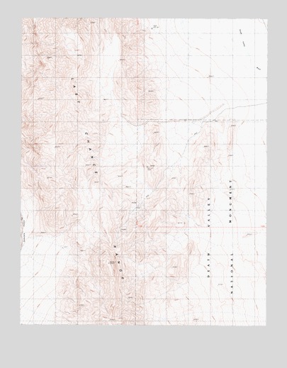 Last Chance Range SE, CA USGS Topographic Map
