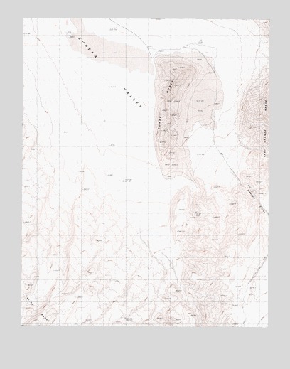 Last Chance Range SW, CA USGS Topographic Map