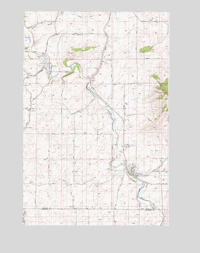 Latah, WA USGS Topographic Map