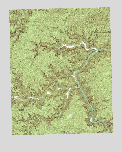 Barthell SW, TN USGS Topographic Map