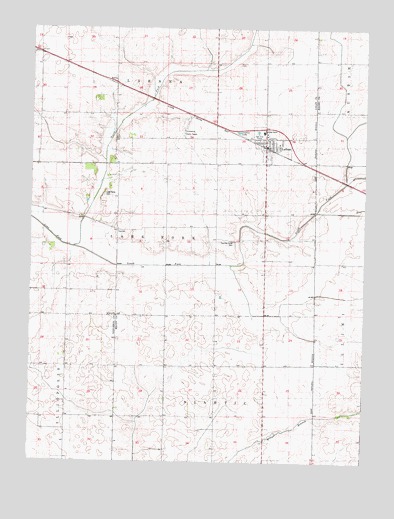 Latham, IL USGS Topographic Map