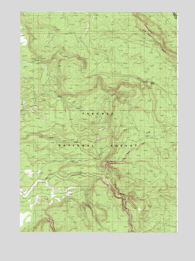 Latham Spring, ID USGS Topographic Map