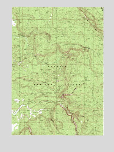 Latham Spring, ID USGS Topographic Map