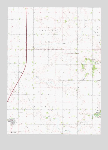 Latimer, IA USGS Topographic Map