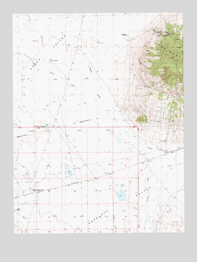 Bartine Ranch, NV USGS Topographic Map