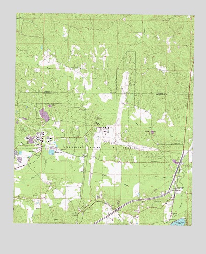 Lauderdale, MS USGS Topographic Map