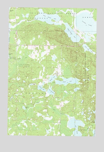 Laura Lake, MN USGS Topographic Map