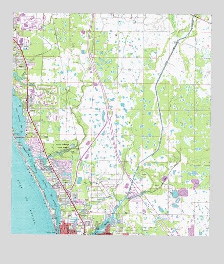 Laurel, FL USGS Topographic Map