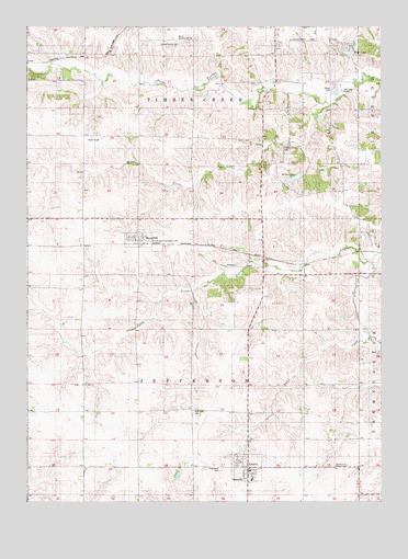 Laurel, IA USGS Topographic Map